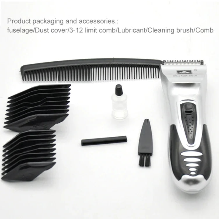 Battery Power Supplied Electric Hair Shaver For Children Man Haircut Machine(Silver)
