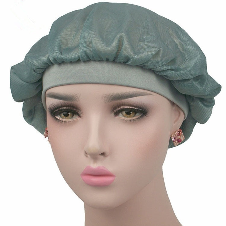 Coconut Nightcap Air Conditioning Cap Long Hair Cap Wide Band Satin Bonnet