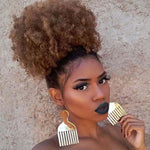 FBBZT02 European and American Black People Explosion Head Fluffy Curl Hair Net Wig