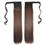 6# Invisible Seamless Bandage-style  Wig Long Straight Hair Wig Ponytail, 6#