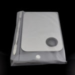 L Size Make-up Square Stainless Steel Palette, 150*100mm