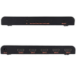 4X1 4K/60Hz HDMI 2.0 Switch with Remote Control, EU Plug, 4X1