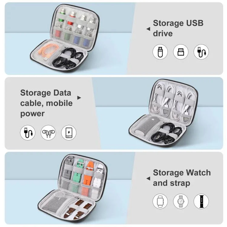 HAWEEL Watch Band Organizer Box Earphones / U Disk / Digital Cable Storage Case, Watch Band Organizer, Size: S