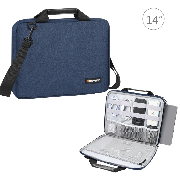 HAWEEL 13.0 inch-14.0 inch Briefcase Crossbody Laptop Bag For Macbook, Lenovo Thinkpad, ASUS, HP, 13.0 inch-14.0 inch