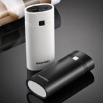HAWEEL DIY 2x 18650 Battery (Not Included) 5600mAh Power Bank Shell Box with USB Output & Indicator, DIY 2 Batteries(Black)