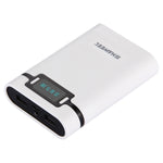 HAWEEL DIY 4 x 18650 Battery (Not Included) 10000mAh Power Bank Shell Box with 2 x USB Output & Display for iPhone, Galaxy, Sony, HTC, Google, Huawei, Xiaomi, Lenovo and other Smartphones, DIY 4 x 18650 10000mAh  Battery (US)                           ...