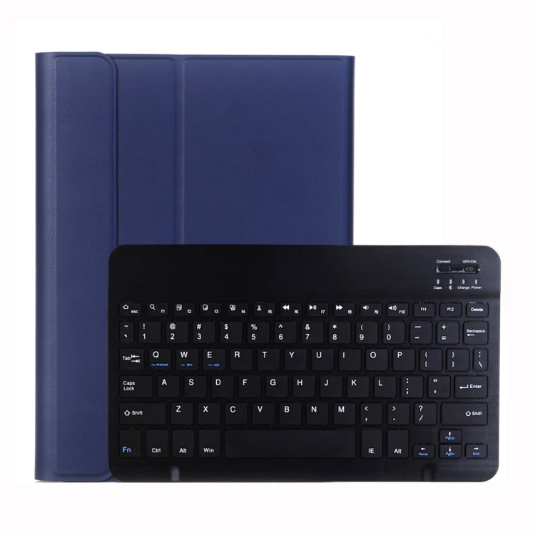 A102 For iPad 10.2 inch Ultra-thin Detachable Bluetooth Keyboard Leather Tablet Case with Stand Function, Gold, Rose Gold, Black, Dark Blue