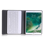 A102 For iPad 10.2 inch Ultra-thin Detachable Bluetooth Keyboard Leather Tablet Case with Stand Function, Gold, Rose Gold, Black, Dark Blue