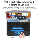 For iPad 10th Gen 10.9 2022 T89 Magic Suspended Bluetooth Keyboard Leather Case, For iPad 10th Gen 10.9 2022