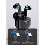 awei T15P Bluetooth V5.0 TWS Ture Wireless Sports LED Display Headset with Charging Case, T15P