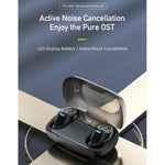 awei TA3 Bluetooth 5.0 ANC Active Noise Reduction Wireless Bluetooth Earphone, TA3
