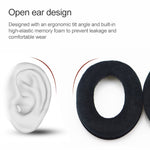 2 PCS For Sennheiser HD515 / HD555 / HD595 / HD598 / HD558 / PC360 Flannel Earphone Cushion Cover Earmuffs Replacement Earpads with Tone Tuning Cotton, Velvet Black, Velvet Brown