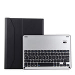 1139B Detachable Bluetooth 3.0 Aluminum Alloy Keyboard + Lambskin Texture Leather Tablet Case for iPad Pro 11 inch (2018), with Three-gear Adjustment / Magnetic / Sleep Function, 1139B
