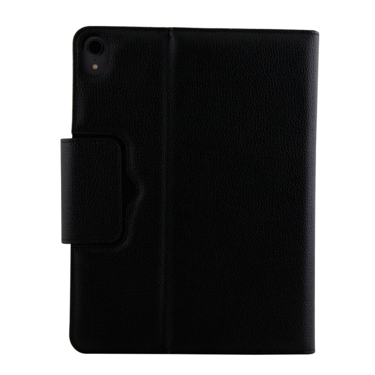IP011 Detachable Bluetooth 3.0 ABS Keyboard + Litchi Texture Leather Tablet Case for iPad Pro 11 inch (2018), with Sleep Function, IP011