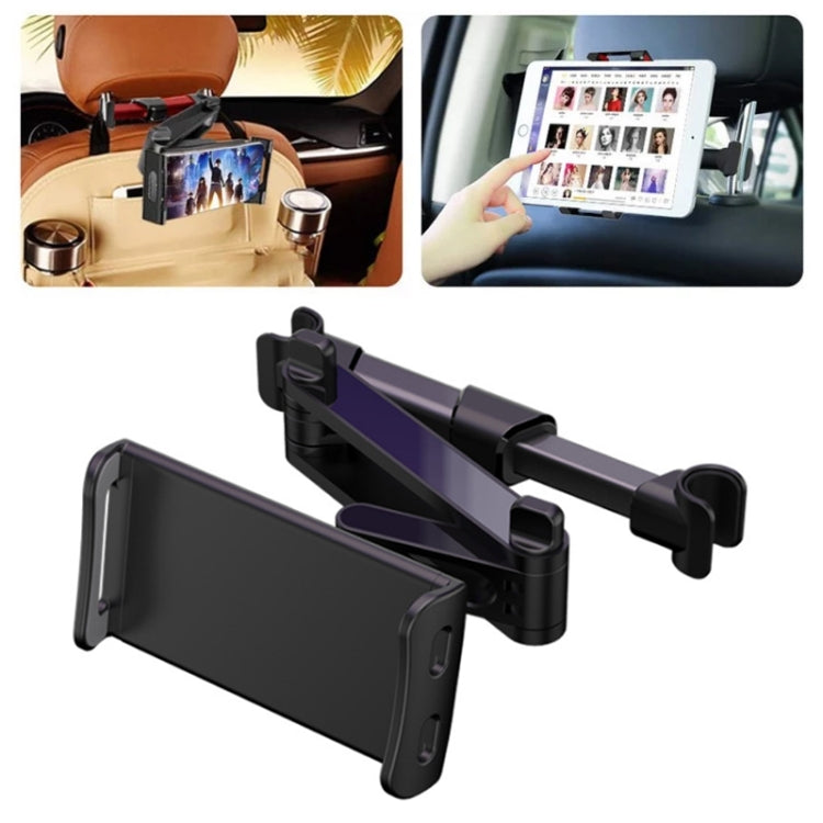 CHZ-06 Retractable Car Backrest Holder for 7-14 inch Mobile Phones / Tablets, For 7-14 inch Phones Red, CHZ-06