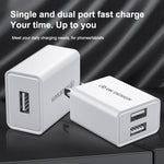 WK WP-U118 10W Single USB Port Travel Charger Power Adapter, US Plug, WP-U118 US Plug