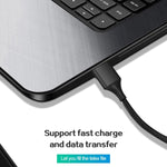 M11 3 in 1 3A USB to 8 Pin + Micro USB + USB-C / Type-C Nylon Braided Magnetic Data Cable, Cable Length: 1m, 8 Pin + Micro USB + USB-C / Type-C