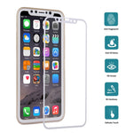 For iPhone X   0.3mm 9H Surface Hardness 4D Curved Full Screen Tempered Glass Screen Protector, For iPhone  X (1 PC)