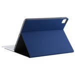 T129 Detachable Bluetooth White Keyboard Microfiber Leather Tablet Case for iPad Pro 12.9 inch (2020), with Holder, White Keyboard
