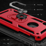 For iPhone XS Max Armor Shockproof TPU + PC Protective Case with 360 Degree Rotation Holder, For iPhone XS Max