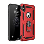 For iPhone XS Max Armor Shockproof TPU + PC Protective Case with 360 Degree Rotation Holder, For iPhone XS Max