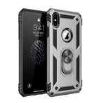 For iPhone XS Max Armor Shockproof TPU + PC Protective Case with 360 Degree Rotation Holder, For iPhone XS Max
