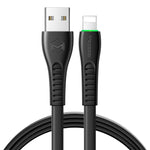 Mcdodo CA-6362 Flying Fish Series 8 Pin to USB LED Cable, Length: 1.8m