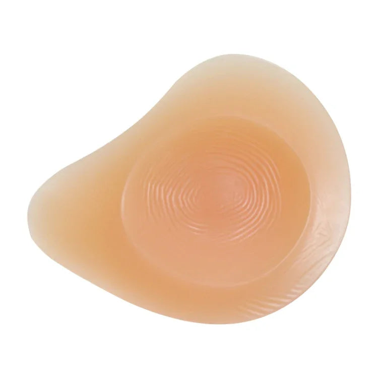 AS2 Spiral Shape Postoperative Rehabilitation Fake Breasts Silicone Breast Pad Nipple Cover 230g/Left, 230g/Left