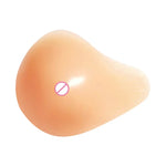AS6 Spiral Shape Postoperative Rehabilitation Fake Breasts Silicone Breast Pad Nipple Cover 400g/Left, 400g/Left