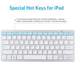 WB-8022 Ultra-thin Wireless Bluetooth Keyboard, Portuguese Keys, Portuguese Keys