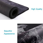 Extended Large Anti-Slip World Map Pattern Soft Rubber Smooth Cloth Surface Game Mouse Pad Keyboard Mat, Size: 100 x 50cm, Size: 100 x 50cm