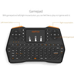 VIBOTON i8 Plus Updated 2.4GHz QWERT Mini Wireless Keyboard with Touchpad for TV Box, Mi Box, Computer, Tablet, Laptop and Projector(Black), Wireless Keyboard