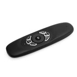 C120 Back-light Air Mouse 2.4GHz Wireless Keyboard 3D Gyroscope Sense Android Remote Controller for PC, Android TV Box / Smart TV, Game Devices, White Backlight Keyboard