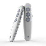 Doosl DSIT007 2.4GHz Rechargeable Powerpoint Presentation Wireless Cliker Remote Control Pen, Control Distance: 10m(White), DSIT007