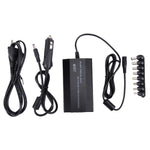 Laptop Notebook Power 100W Universal Charger with Car Charger & AC Power Adapter & 8 Power Adapters & 1 USB Port for Samsung, Sony, Asus, Acer, IBM, HP, DELL,US Plug, US Plug