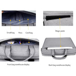 DJ06 Oxford Cloth Waterproof Wear-resistant Portable Expandable Laptop Bag for 15.4 inch Laptops, with Detachable Shoulder Strap, 15.4 inch