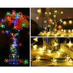 6m 40 LEDs Cherry Blossom  Holiday Decorative Light, Battery Powered, 6m Colorful Light, 6m Warm White Light