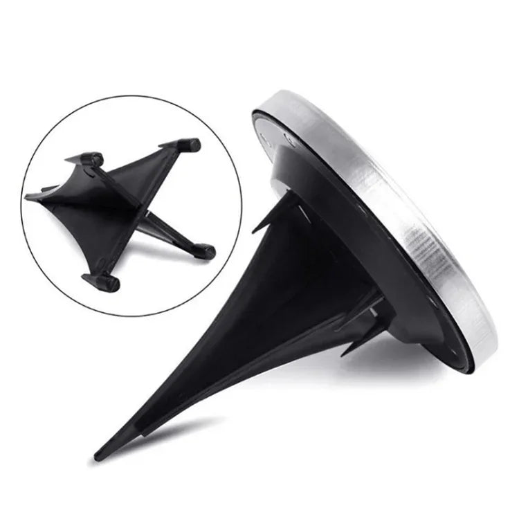 2 PCS 10 LEDs Solar Powered Buried Light Under Ground Lamp IP65 Waterproof Outdoor Garden Street Light, 10 LEDs