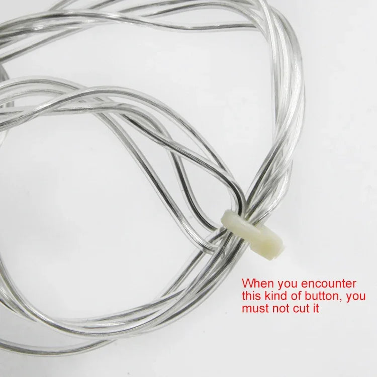 100 LEDs Fairy String Decorative Light with End Joint & 8 Model Functions, US Plug, 10m White Light