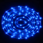 Solar Panel  water resistant  50 LED, 5m 50LED Blue Light, 5m 50LED White Light, 5m 50LED Warm White