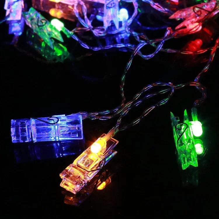 80 LEDs 3 x AA Batteries Box Chains Lamp Decorative Light for Home Hanging Pictures, DIY Party, Wedding, Christmas Decoration, 10m