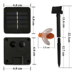 6.5m 30 LEDs Bee Solar Powered Warm White Outdoor Garden Decorative String Light Fairy Lamp with 100mA / 1.2V Solar Panel, 30 LEDs