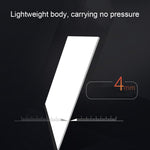 Ultra-thin A4 Size Portable USB LED Artcraft Tracing Light Box Copy Board for Artists Drawing Sketching Animation and X-ray Viewing, No Brightness Control No Charger