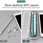 For Apple Pencil 1 / 2 8mm Multi-function Handwriting Pen Protective Case TouchPen Storage Box, 8mm
