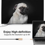 USB-C / Type-C 3.1 Male to Mini DP Female HD Converter, Length: 12cm, Silver, Gold