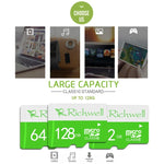 Richwell 16GB High Speed Class 10 Micro SD(TF) Memory Card, 16GB