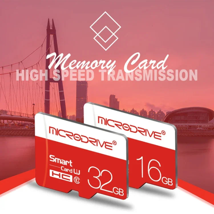 Microdrive 32GB High Speed Class 10 Micro SD(TF) Memory Card, 32GB