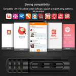 BGN-C7 Condenser Microphone Dual Mobile Phone Karaoke Live Singing Microphone Built-in Sound Card