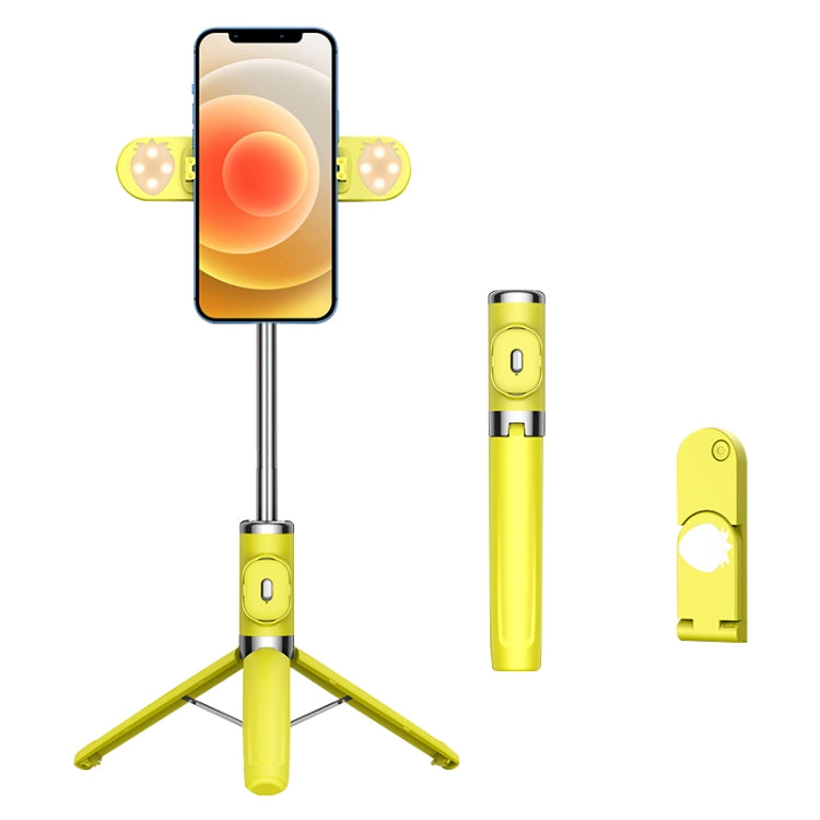 Bluetooth Remote Control Dual Fill Light Tripod Selfie Stick, Dual Fill Light (Red), Dual Fill Light (Yellow), Dual Fill Light (Black), Dual Fill Light (Green)