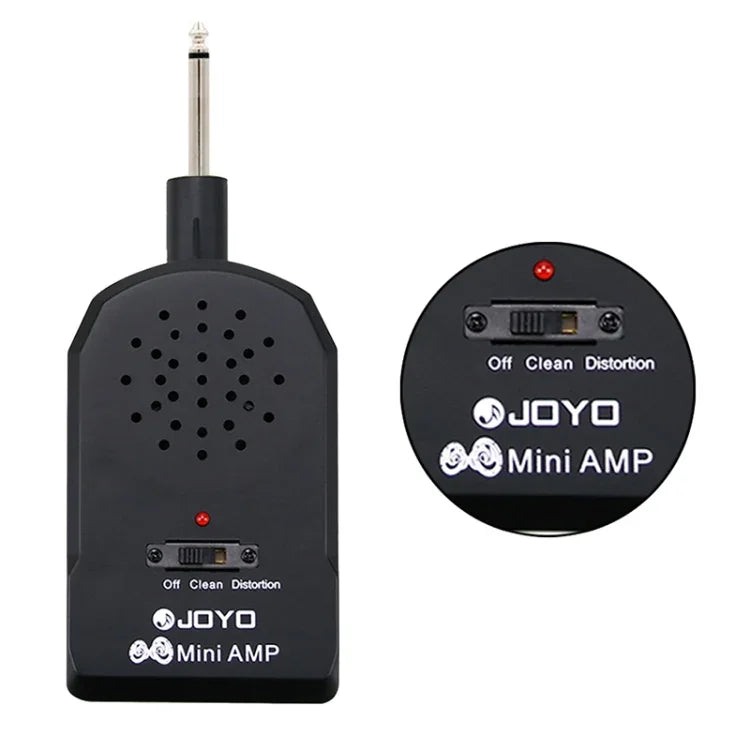 JOYO JA-01 2W Large Volume Guitar Amplifier Mini Portable Electric Guitar Bass Speakers with Distortion Timbre, Support MP3 / Earphone, JA-01